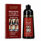 Shampoo Tinturador Red Wine Rojo Vino - FLOWER SECRET 400ML