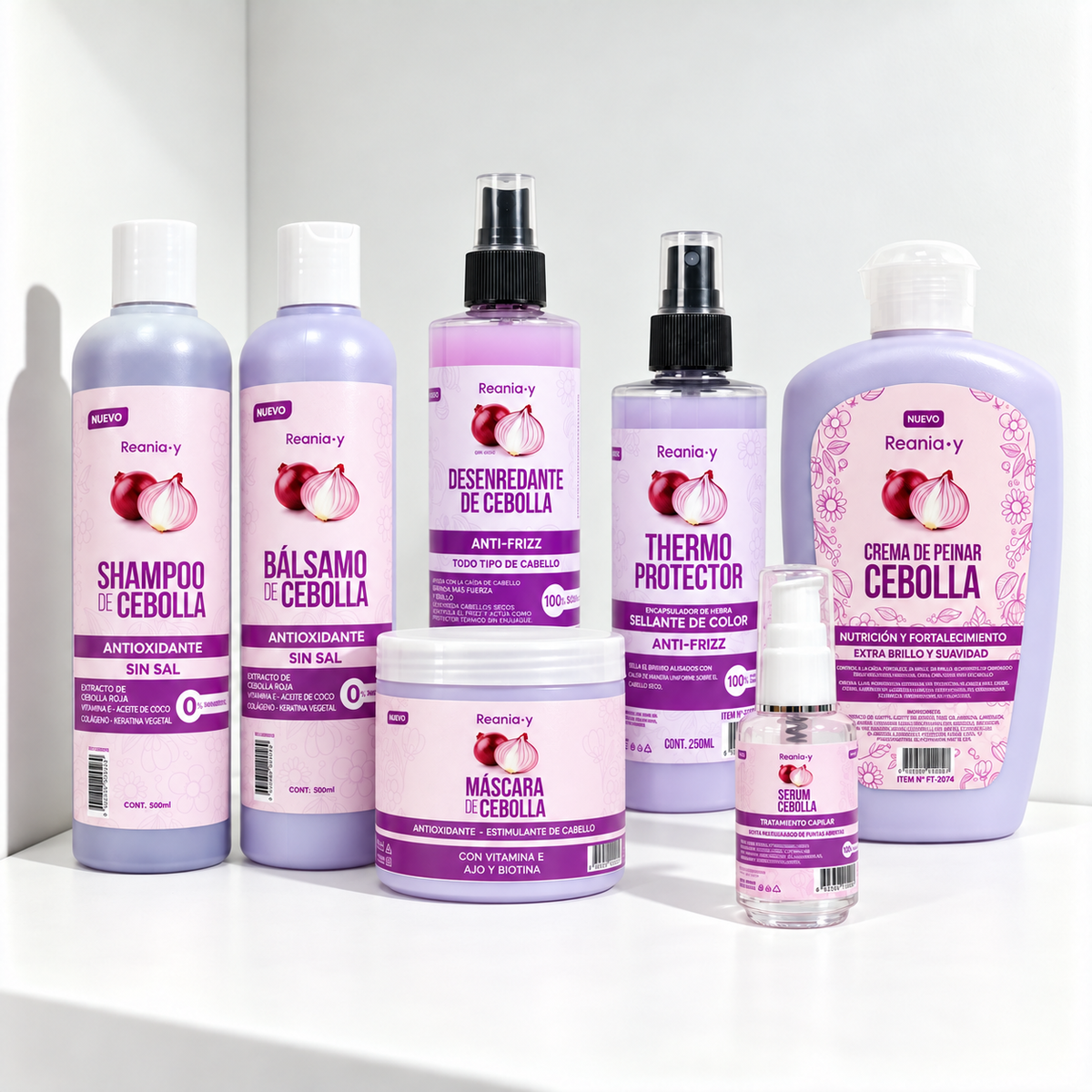 Set Capilar de 7 Productos - Cebolla REANIA