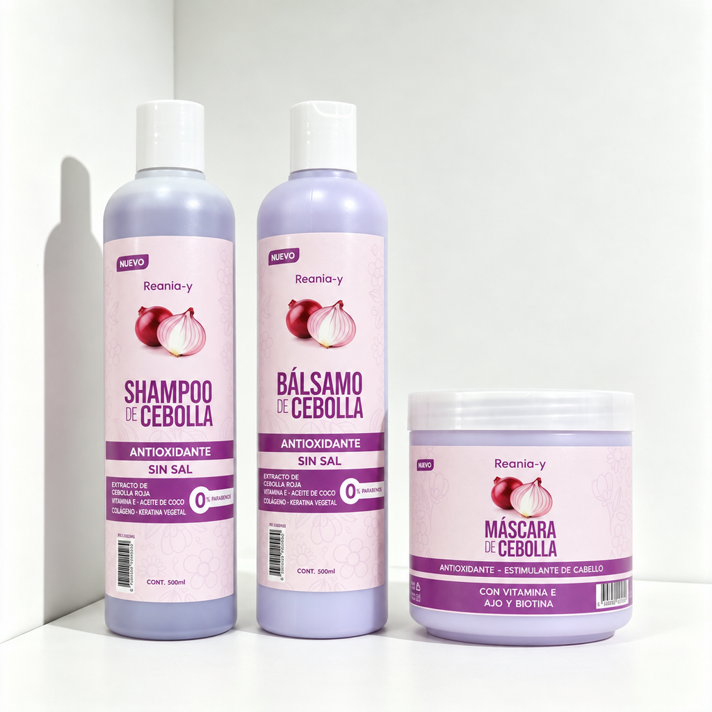 Set Capilar de 3 Productos - Cebolla REANIA