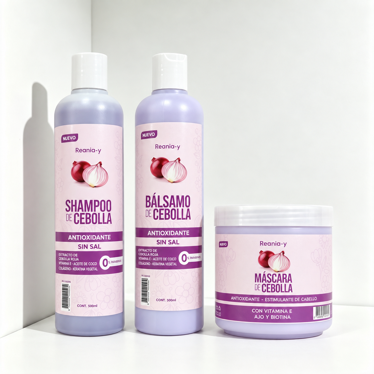 Set Capilar de 3 Productos - Cebolla REANIA