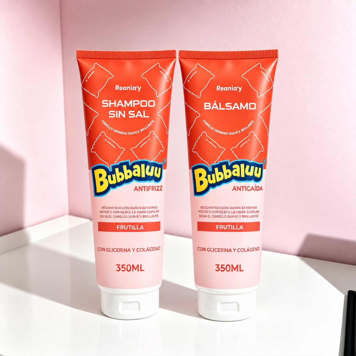 Shampoo Sin Sal + Bálsamo - BUBBALUU 350ML