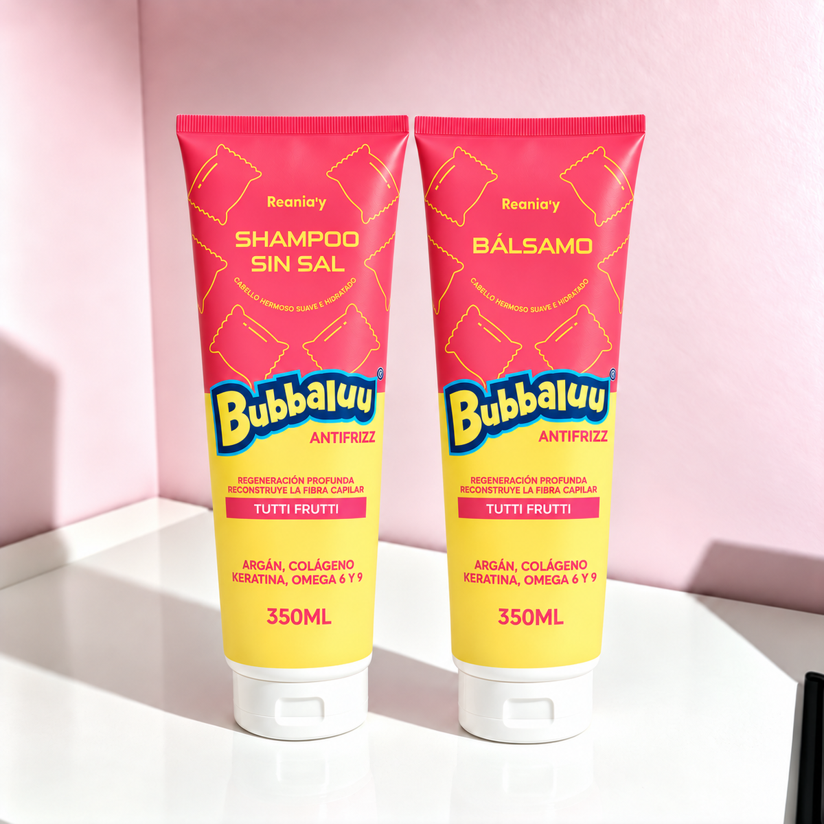 Shampoo Sin Sal + Bálsamo - BUBBALUU 350ML