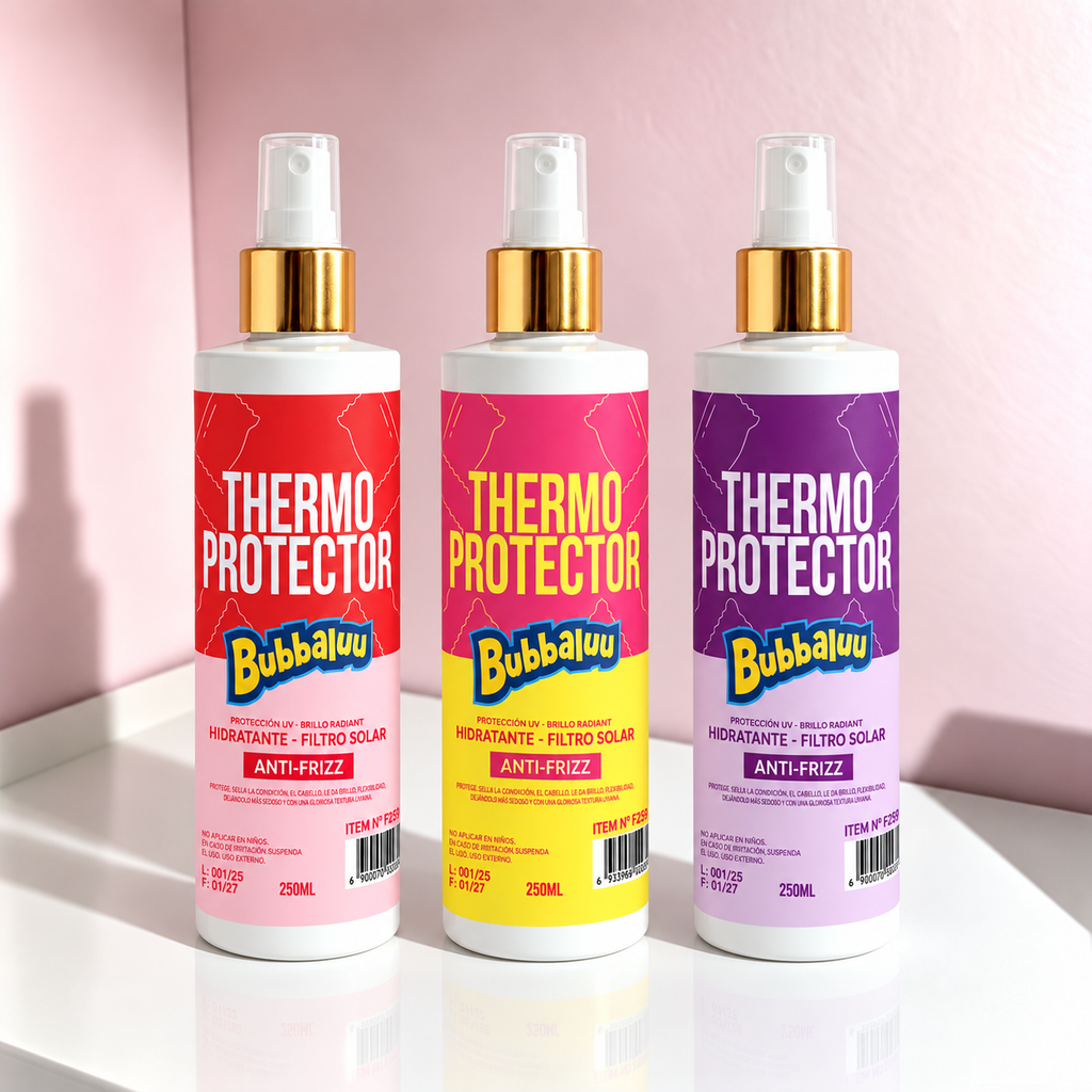 Thermo Protector Hidratante Anti-Frizz - BUBBALUU 250ML